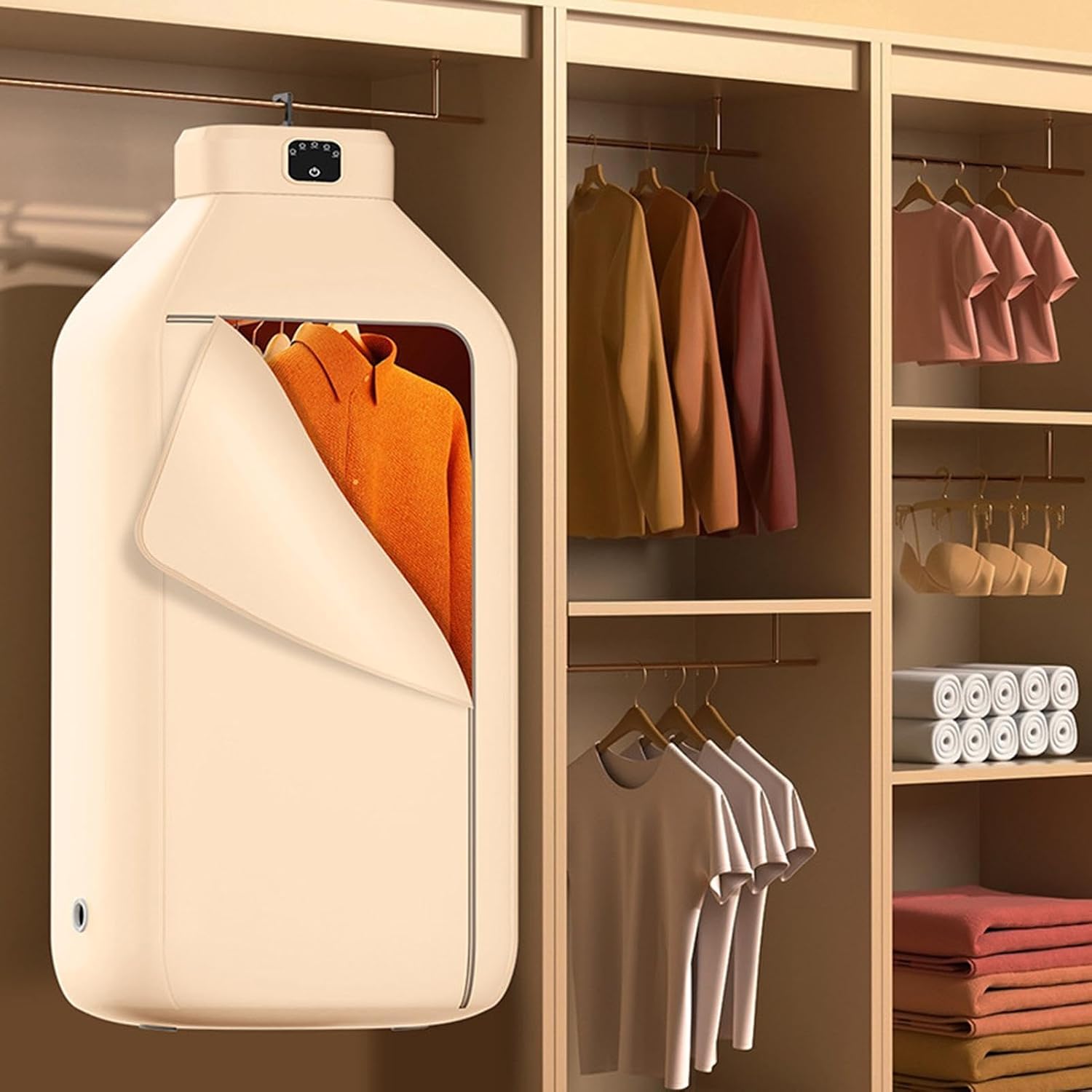 Portable Clothes Dryer, 600W Fast Drying Machine With ABS Body And 50kg