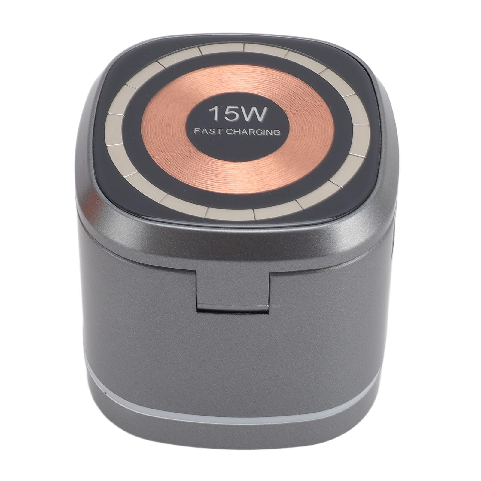 Syrisora Chargeur sans Fil Magnétique 15W, Station de Charge 3 en 1 pour Téléphone, Montre, écouteurs