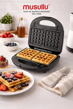 Musullu Tost ve Waffle Makinesi Msl-2038