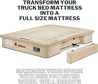 Vista 2 de Pittman Outdoors PPI-TAN_AC5 AirBedz - Insertos laterales inflables para cama de camión color marrón original Compatible con PPI-501 a PPI-504