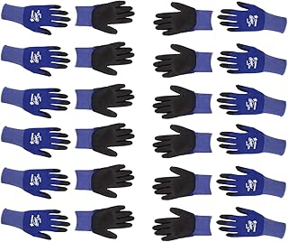 Memphis N9696S Ultra Tech Tactile Dexterity Work Gloves Blue/Black Small 1 Dozen