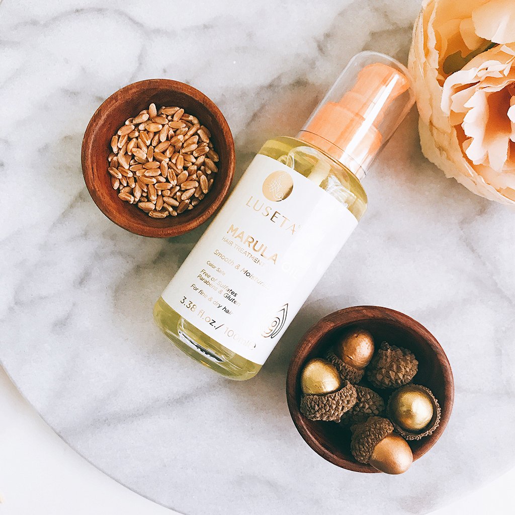 Luseta Marula Oil Hair Treatment for Fine & Dry Hair Serum Smoothing Hair Adding Shine and Nourishing Scalp 3.38oz - Image 2