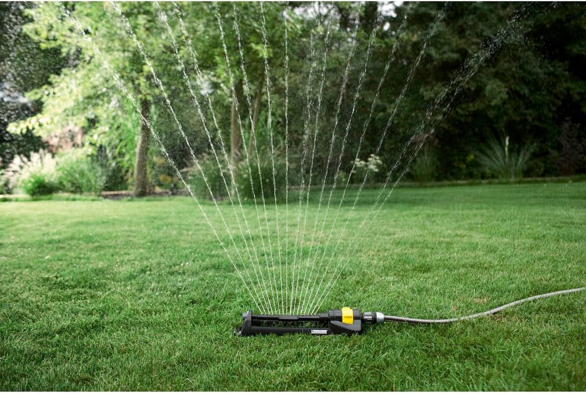 Karcher 2.645-133.0 45.0 x 13.6 x 8.6 cm OS3.220 Oscillating Sprinkler - Black/Yellow