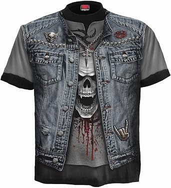 Spiral - Thrash Metal - Allover T-Shirt Black