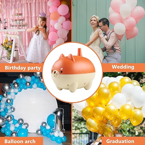 Miniatura 7 de Bomba eléctrica para globos, inflador eléctrico de globos para decoración, fiesta, boda, arco de globos de graduación