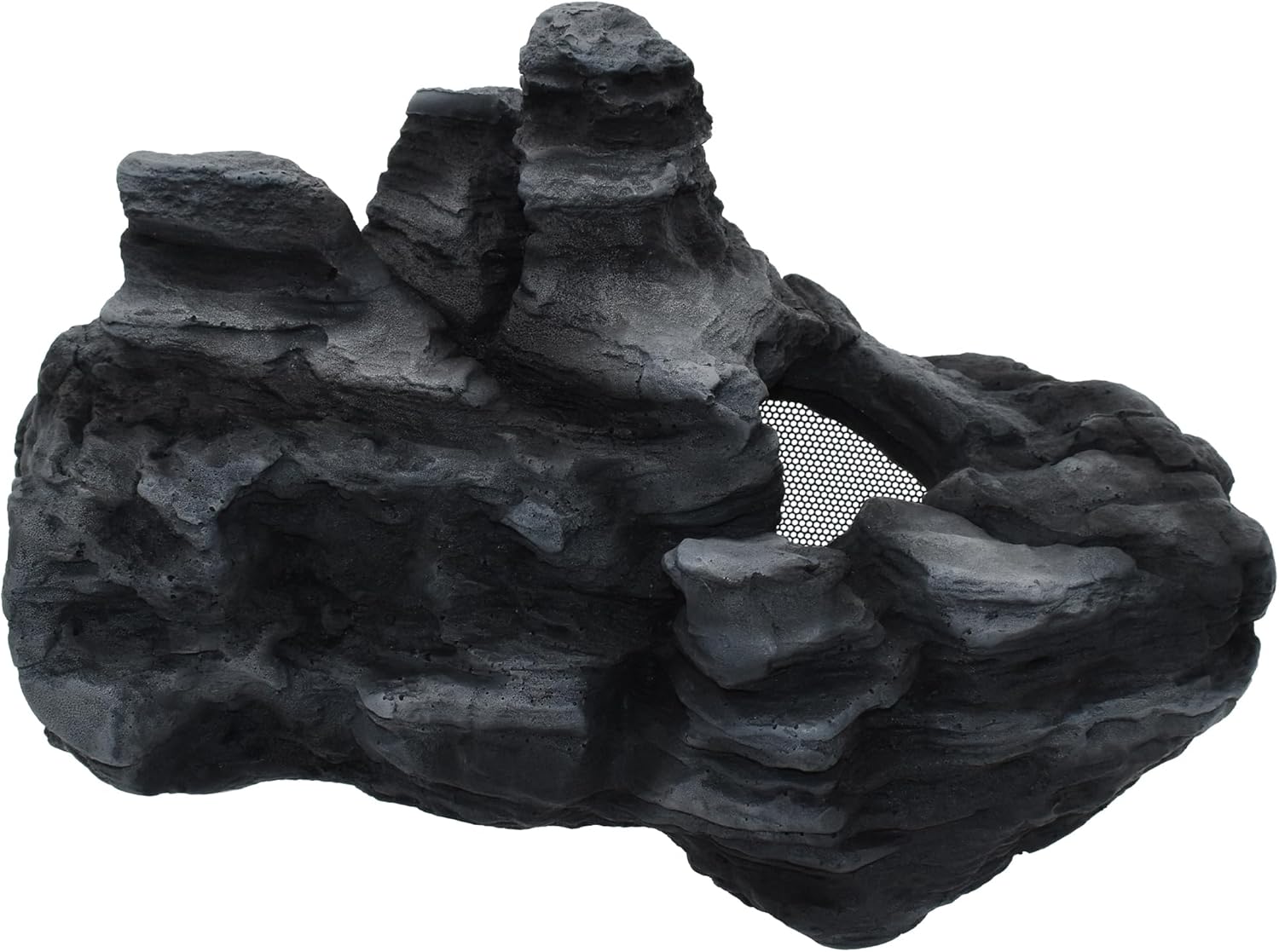 Komodo Magnetic Reptile Burrow Hide | Rock Hide with Viewing Screen| Perfect for Climbing and Burrowing Reptiles