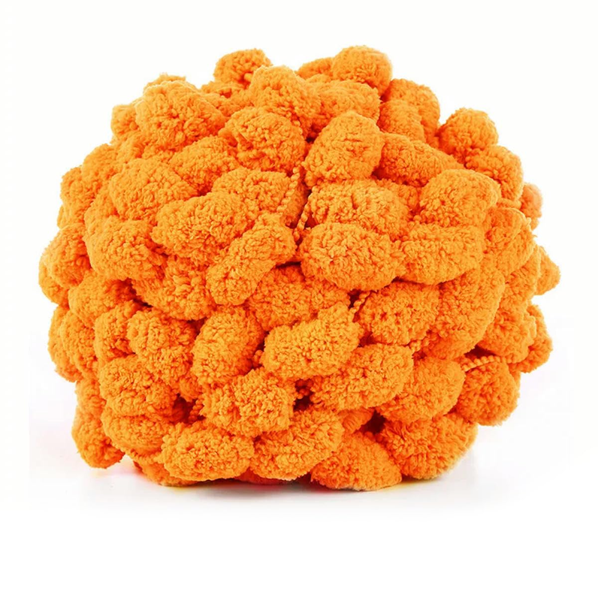 Przędza, 130 g, tęczowy kłębek, kolorowa, pompon z poliestru, do robienia na drutach koców, poduszek, mat, nici, 25 m