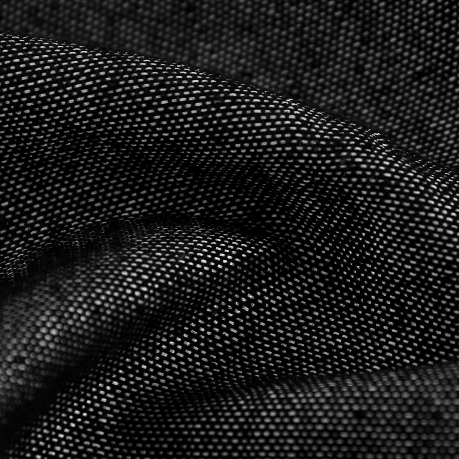 Wееklу Tор Sаlе Deconovo Decorative Black Tablecloth Waterproof Table Cover Home Decor Cotton Tablecloths for Dining Room 54W x 54L Inch Black