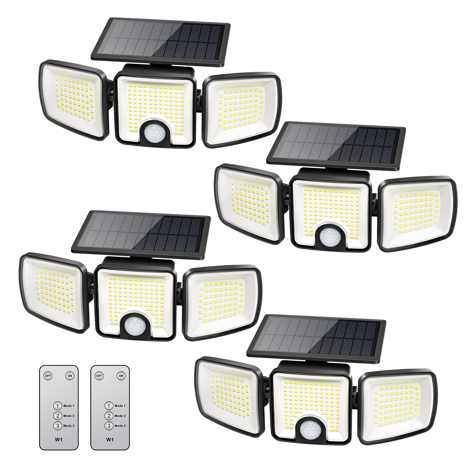 Brightown 4 Pack Solar Outdoor Lights