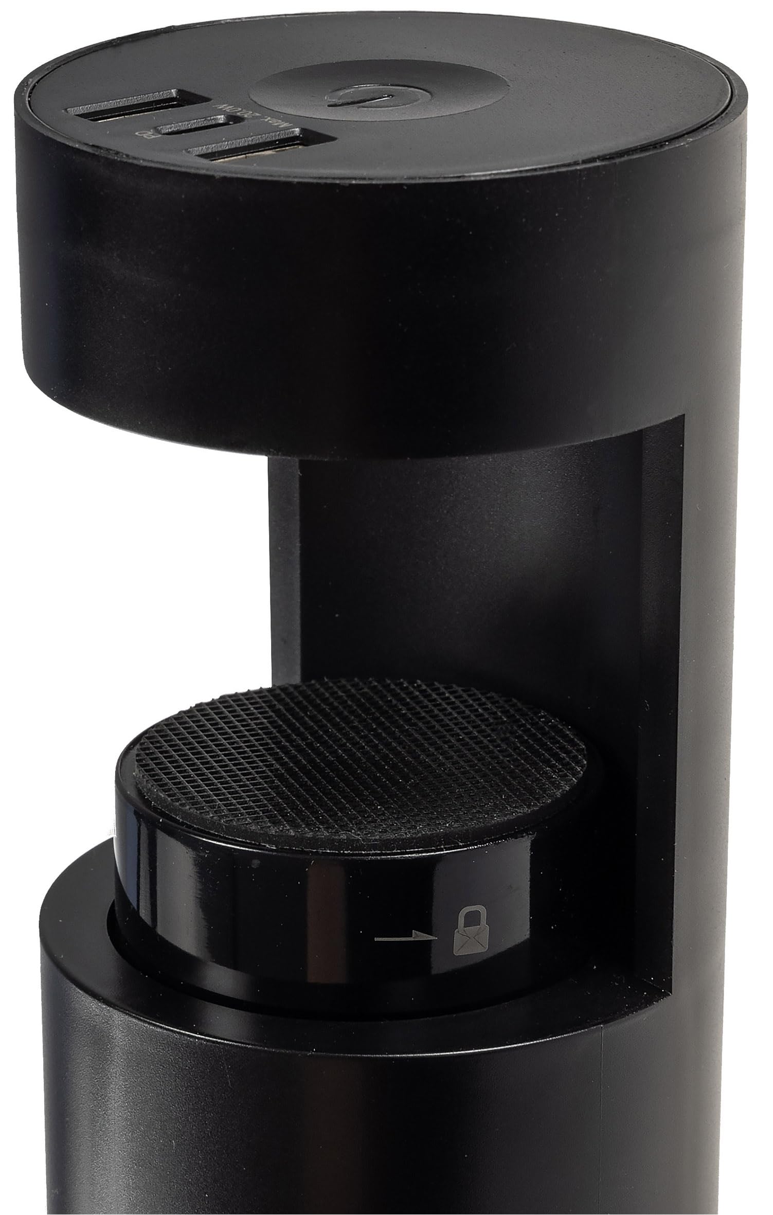 Regleta de enchufes de escritorio de 3 vías con cable de 3 m, interruptor multitoma, USB-A, USB-C, 20 W de potencia, abrazadera de montaje para mesa, banco de trabajo, escritorio, color negro