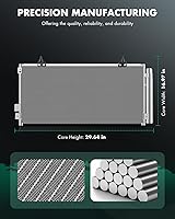 Vista 2 de SCITOO Condensador de Aire Acondicionado A/C Compatible para 2008-2019 para Subaru para Impreza 2013-2014 para Subaru para XV Crosstrek 3689