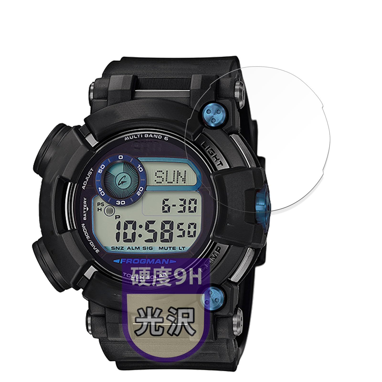 Amazon | MotoMoto フィルム CASIO G-SHOCK GWF-D1000シリーズ 用 保護 