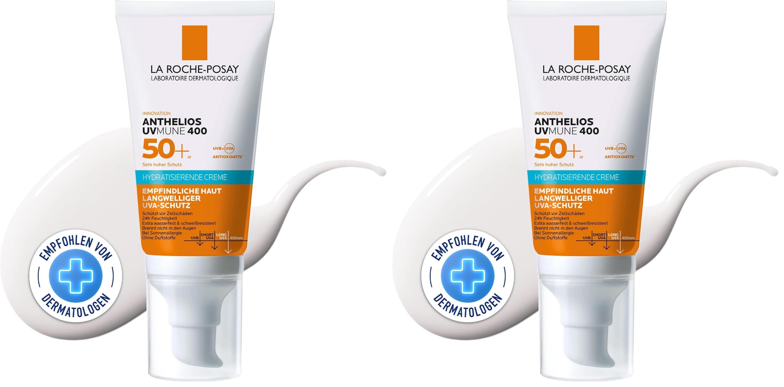 ROCHE-POSAY Anthelios hydratis.Cre.UVMune LSF 50+ 50 ml (Packung mit 2)