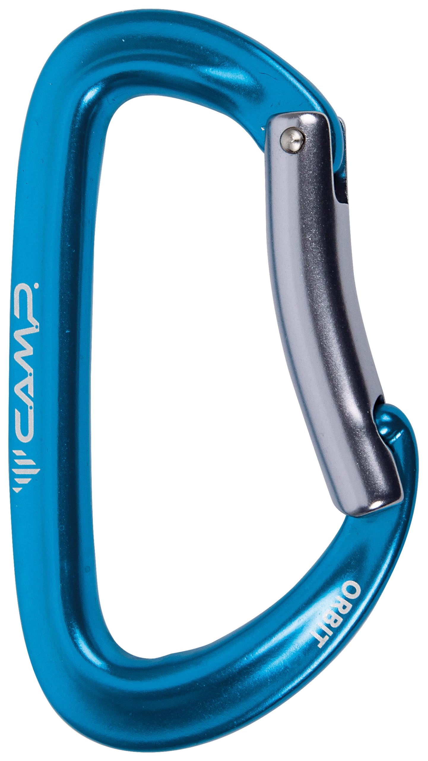 CAMP Orbit Bent Gate - Light Blue/Titanium -