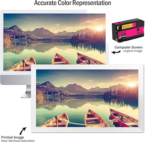 Miniatura 4 de Cartlee Compatible Ink Cartridges Replacement for HP 712 712XL Ink Cartridges for HP for DesignJet T120 T230 T250 T520 T630 T630 T650 Studio Plotter