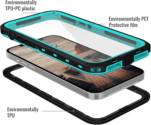 Miniatura 33 de Funda impermeable para iPhone 13 Pro Max compatible con MagSafe de 6.7 pulgadas 2021 Mag, imán magnético seguro para iPhone 13 Pro Max, a prueba