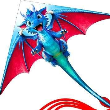 Cartoon Dragon Kite is Suitable for Children and Teenagers, Including Boys and Girls. This Kite is Extremely Easy to Fly and is Perfect for Family outings, Outdoor Games and Activities.