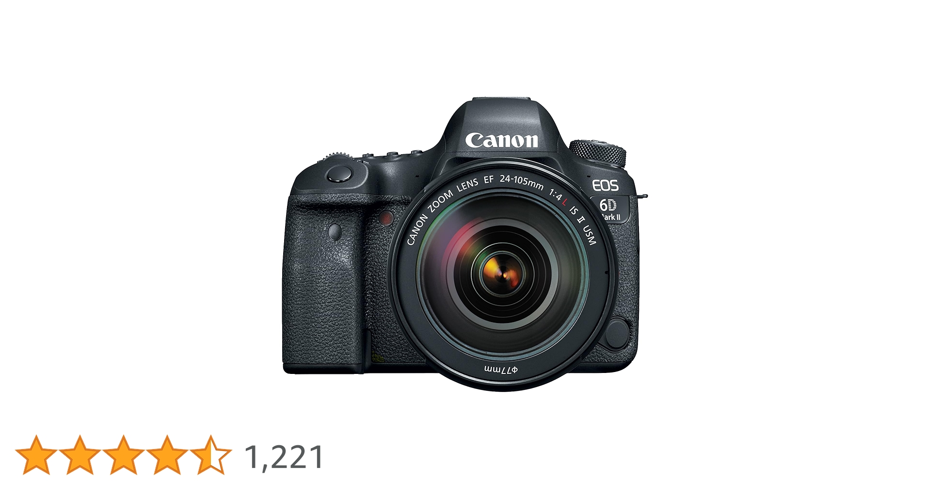 Amazon Canada: Canon EOS 6D Mark II DSLR Camera with EF 24