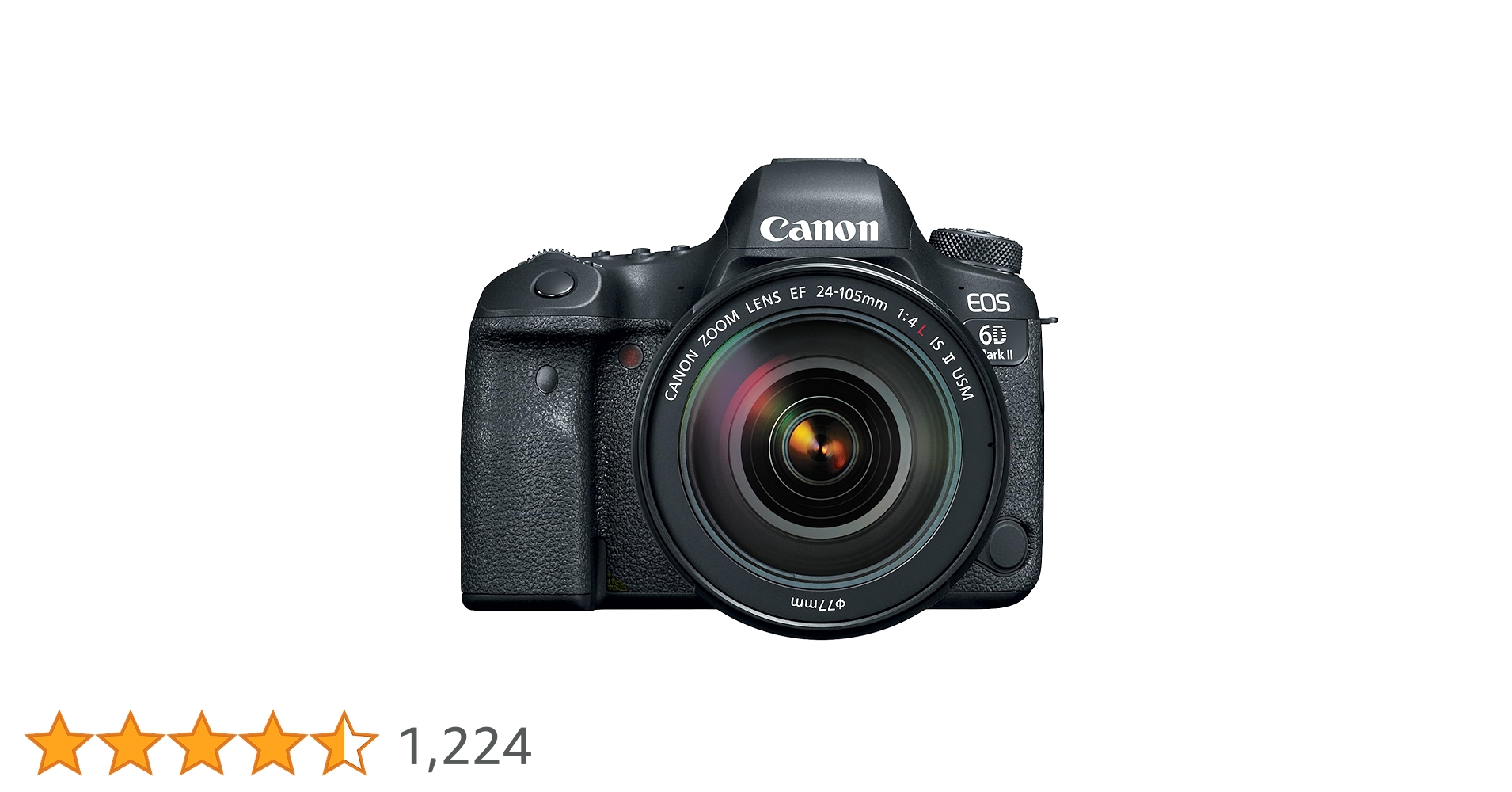 Amazon Canada: Canon EOS 6D Mark II DSLR Camera with EF 24-105mm