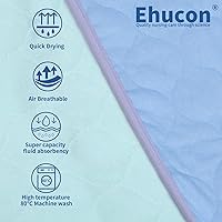 Vista 6 de Almohadillas impermeables para silla de ruedas, altamente absorbentes, 4 capas, suaves, extra grandes, lavables y reutilizables, con dos asas