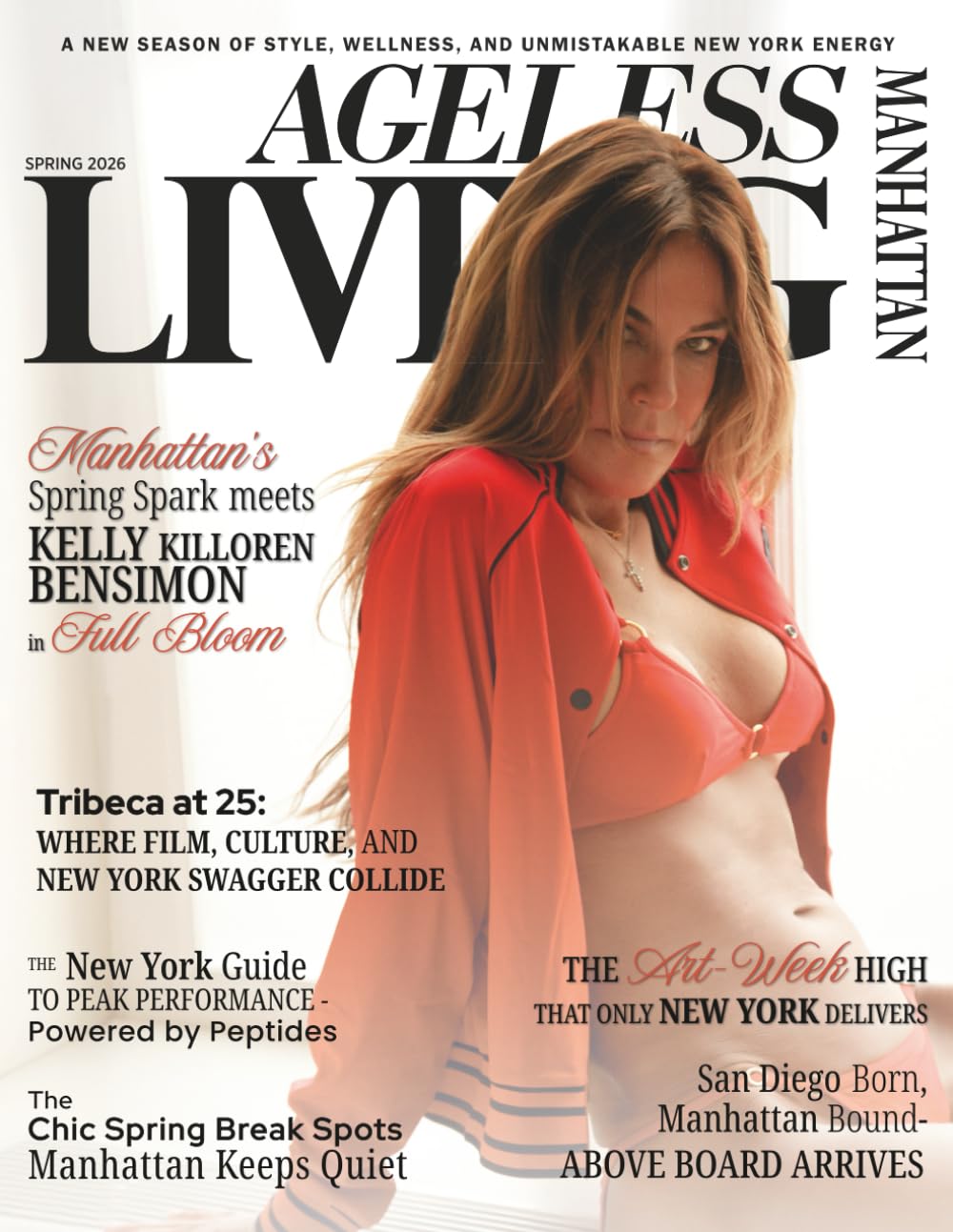 Ageless living Manhattan Magazine Spring 2026 (Ageless Living Magazine)      Paperback – February 24, 2026