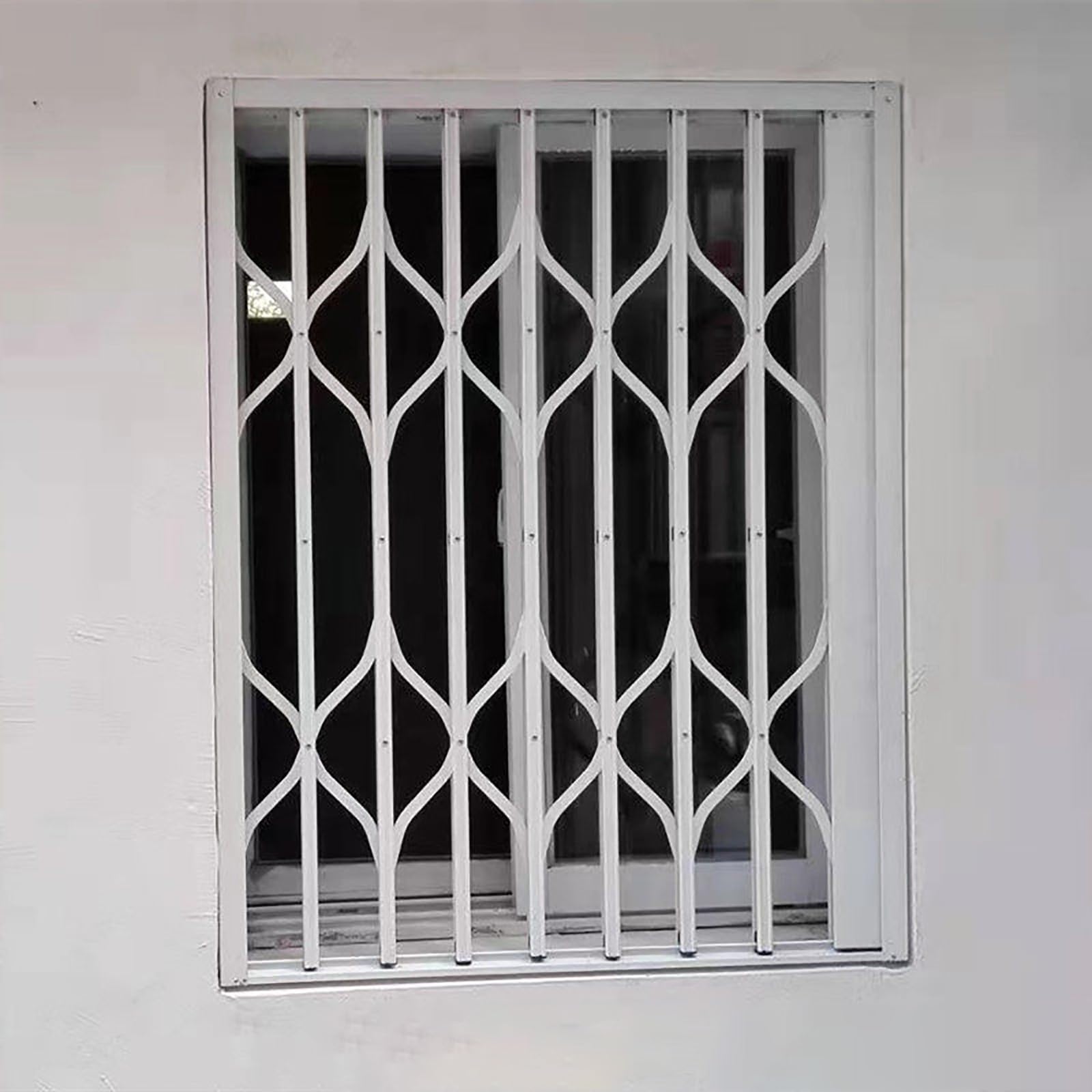 MLYAYE Children Pet Window Safety Guard, Customizable Aluminum Burglar Grille Rail with Double-sided lock for Balcony/Doorway/Low Floors(70x70cm/28x28in)