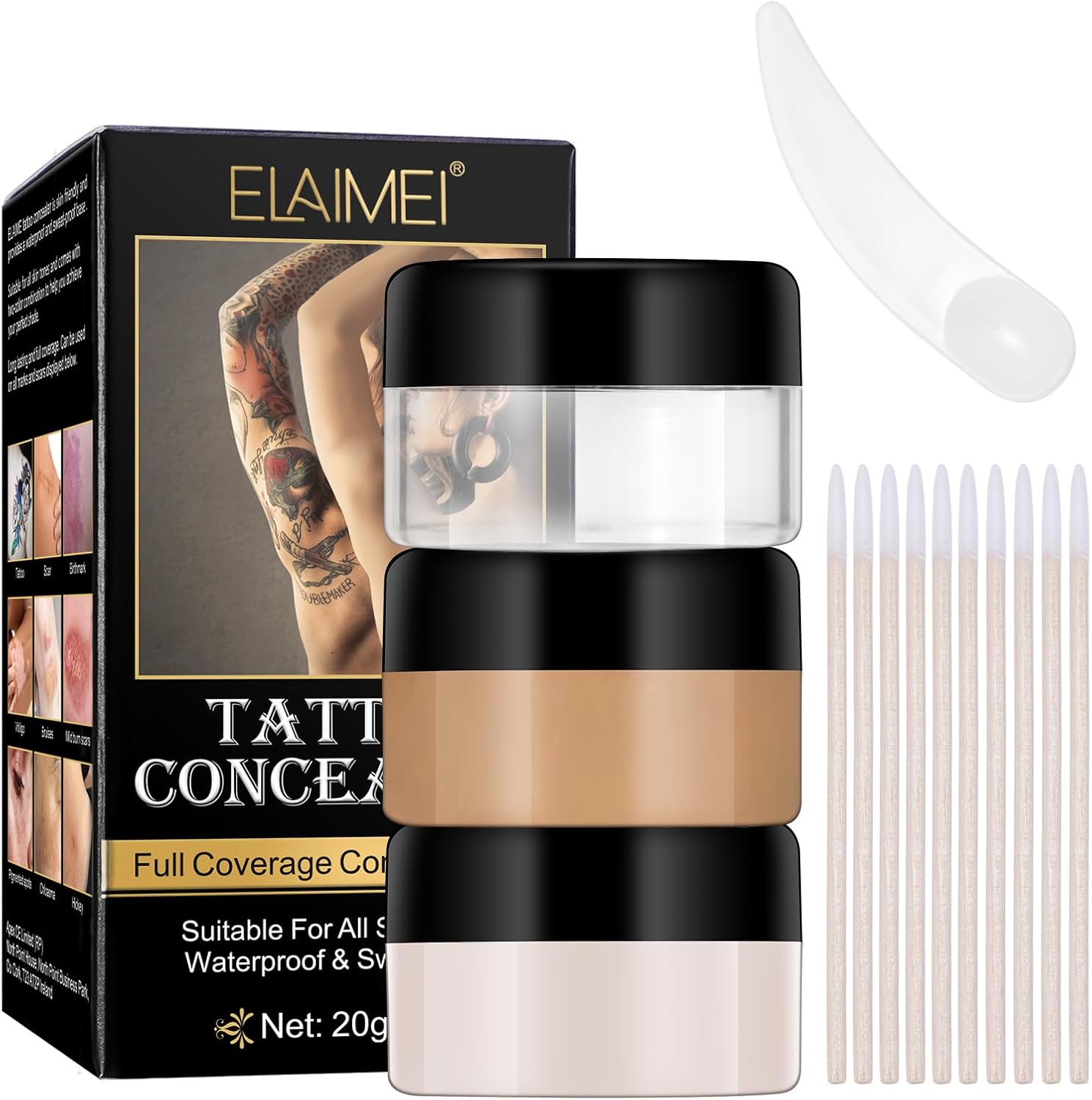 Tattoo ConcealerTattoo Cover, Concealers Tattoo Cover Up Makeup, Acne