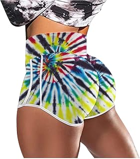 Shorts Womens Gym High Waisted Athletic Quick Dry Biker Shorts Sexy Stretchy Comfy Yoga Tights with Pockets