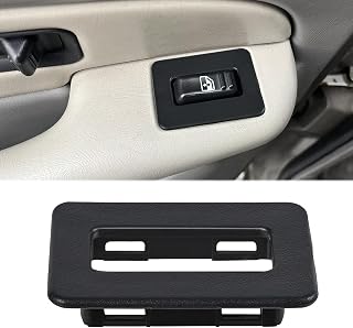Rear Power Window Switch Trim Repair Fix,Driver Passenger Side Window Repair Button Cap Cover Replace for Escalade for Avalanche for Silverado for Tahoe for Sierra for Yukon 2000-2002(Black)