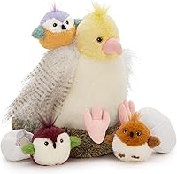 Vista 20 de Muiteiur Animales de Peluche de Dinosaurio con Bebés, Suave Peluche T-Rex de 19.6 Pulgadas con Barriga con Cremallera que Contiene 5 Lindos Bebés