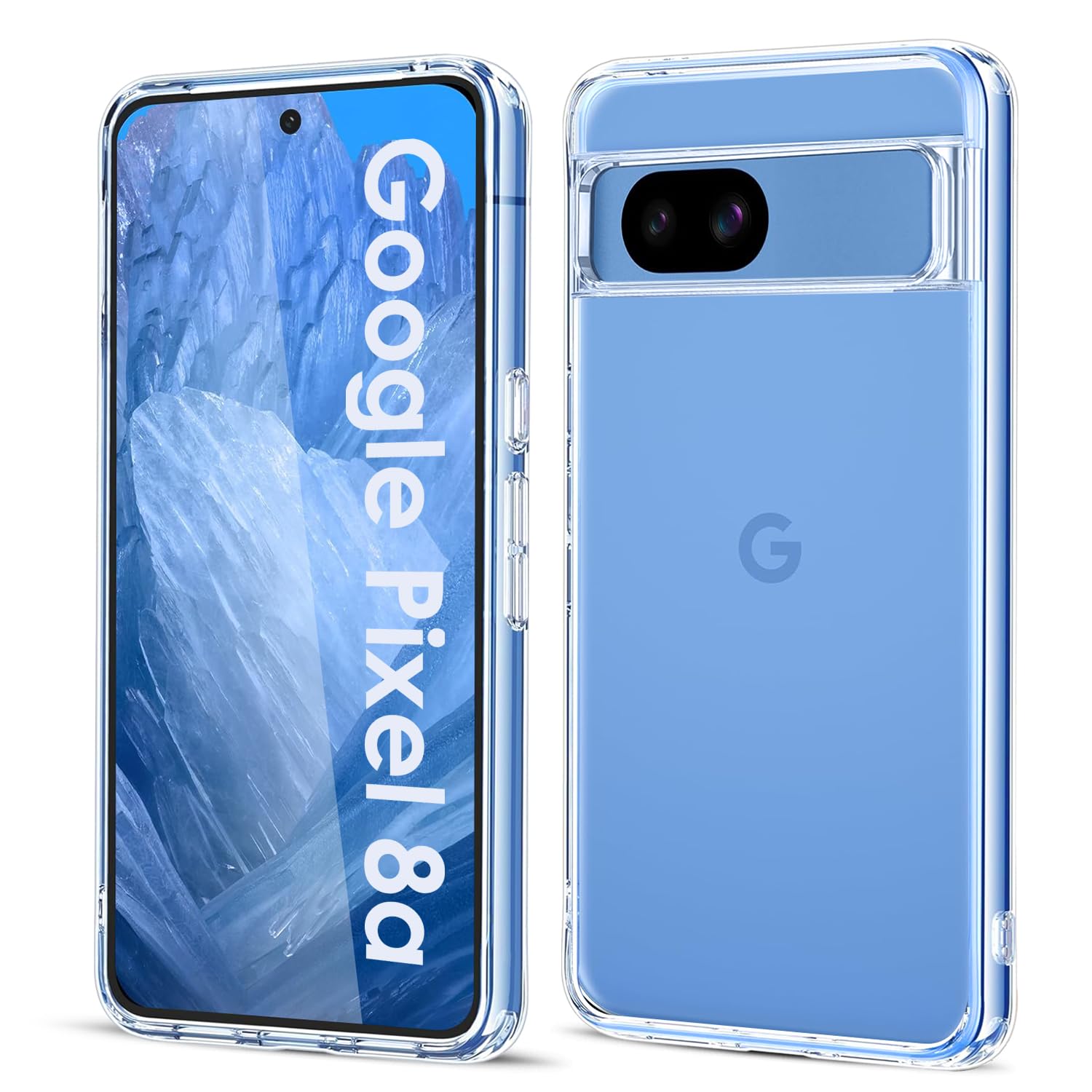 Filoto Klar Hülle für Google Pixel Serie, Anti-Vergilbung, Dünne Flexible TPU Silikon Handyhülle, Kratzfest, Stoßfest, Fingerabdruckresistent, Transparentes Case