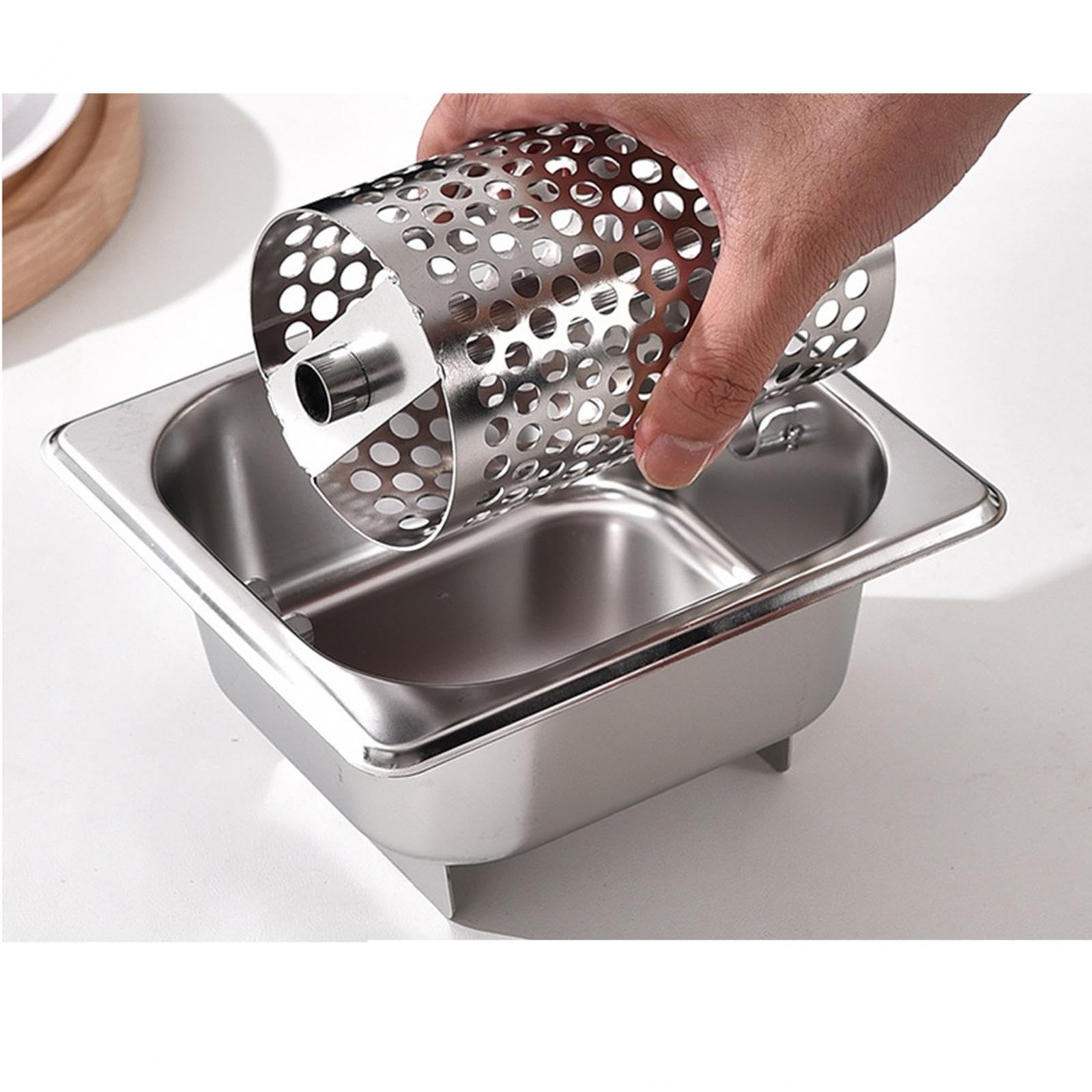Amagogo Rodillo de de Acero Inoxidable con Diseño Resistente. Herramienta Perfecta para en Pasteles, Tanto para Uso Domést