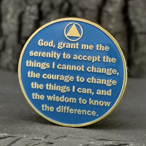 Miniatura 4 de Phoenix in Flames - Chip de sobriedad que se levanta de la adicción con fuerza AA Medallion Recovery Challenge Coin