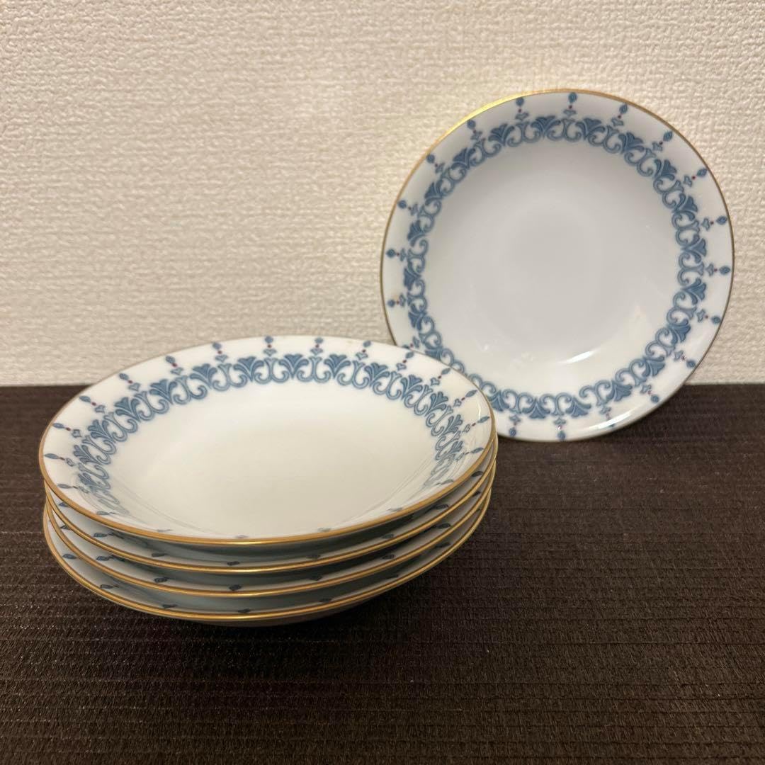 ミモザ 花言葉シリーズ 20cm デザート皿 1枚 大倉陶園 大倉陶園］片葉