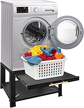 Royxen Washer and Dryer Pedestals with Drawer,29" W x 29" D x 19.5" H