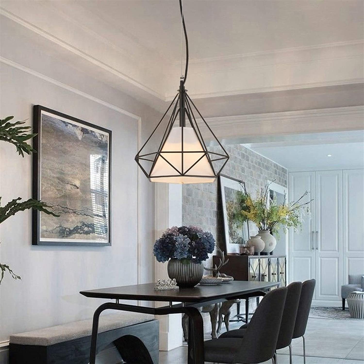 Amazon.com: Pendant Lights - Diamond Shape Pendant Ceiling Lamp