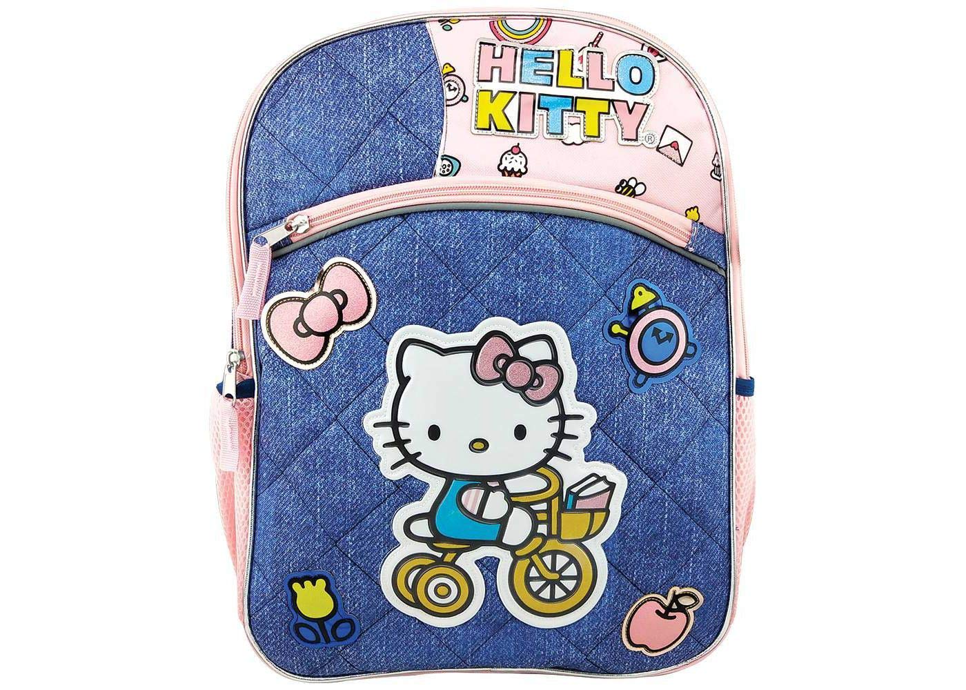 Toy ShopUnique Hello Kitty Backpack 16" Denim Style