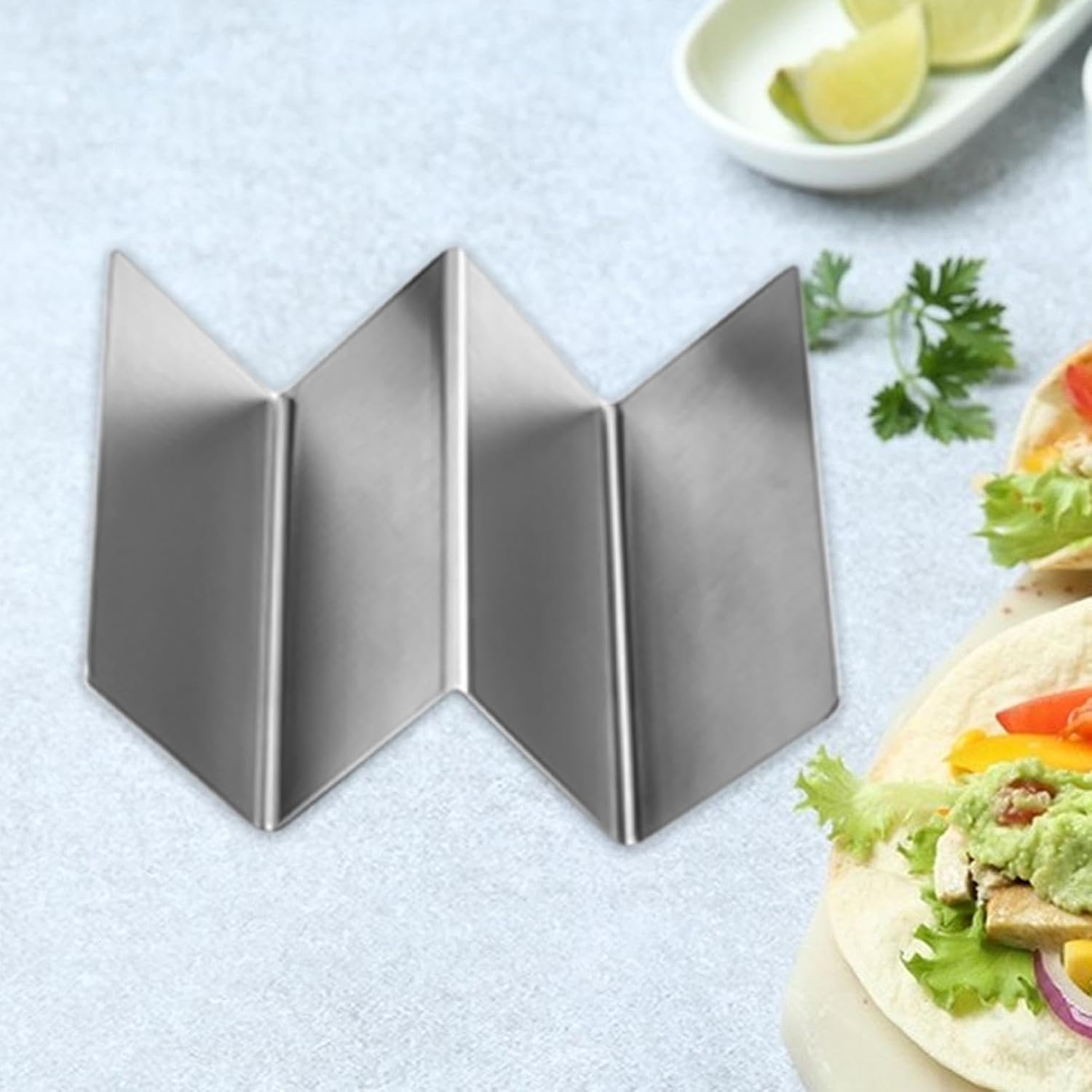 Taco stands – Street taco rack dinner service dish rustproof stainless stee