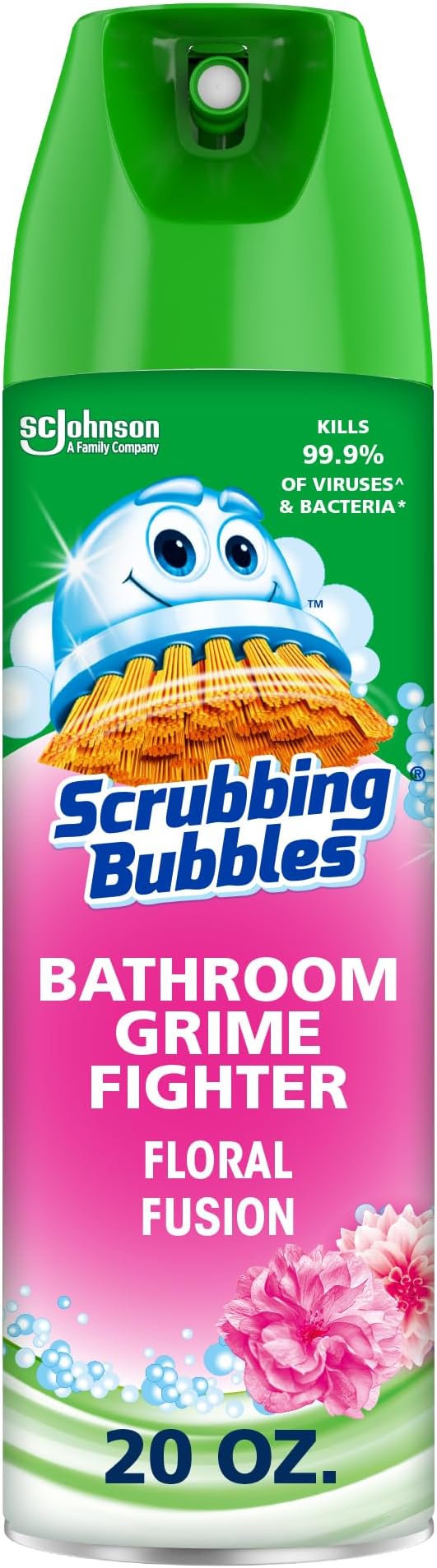 Scrubbing Bubbles Bathroom Grime Fighter Aerosol, 20 oz