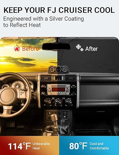 Vista 965 de Proadsy Parasol para parabrisas para BMW X1 F48 2016-2022 de 4 capas plegable, protector de parasol frontal que bloquea los rayos UV y mantiene