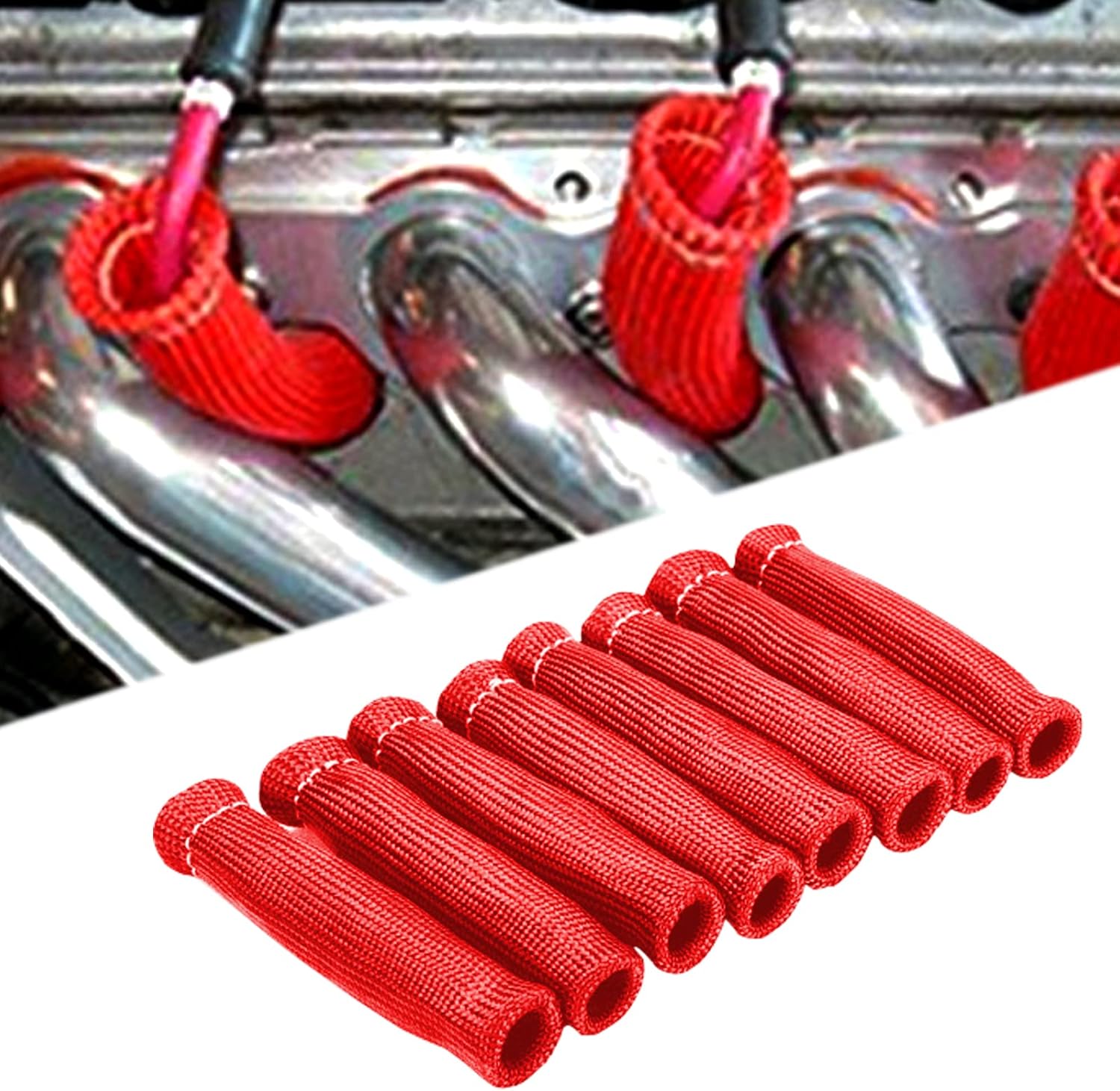 neynavy Pack8 Spark Plug Protect Boot, 1200°F Spark Plug