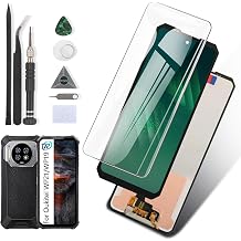 RongZy LCD Display for Oukitel WP21/WP19/WP17/WP21 Ultra Touchscreen and LCD Screen Replacement with Repair Tools Kit Black