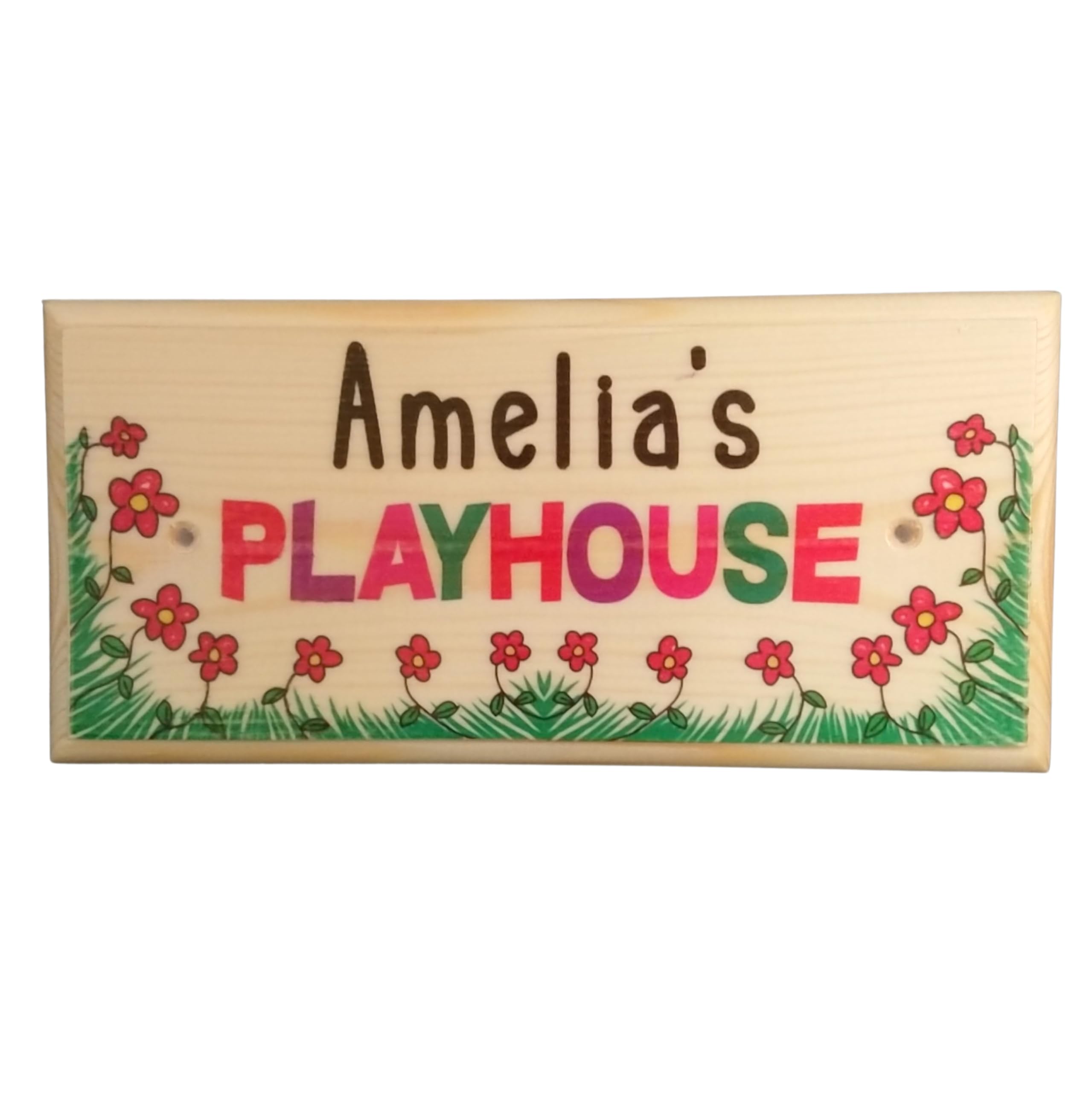 Personalised Playhouse Sign, Custom Childrens Playhouse Plaque, Kids Treehouse Sign