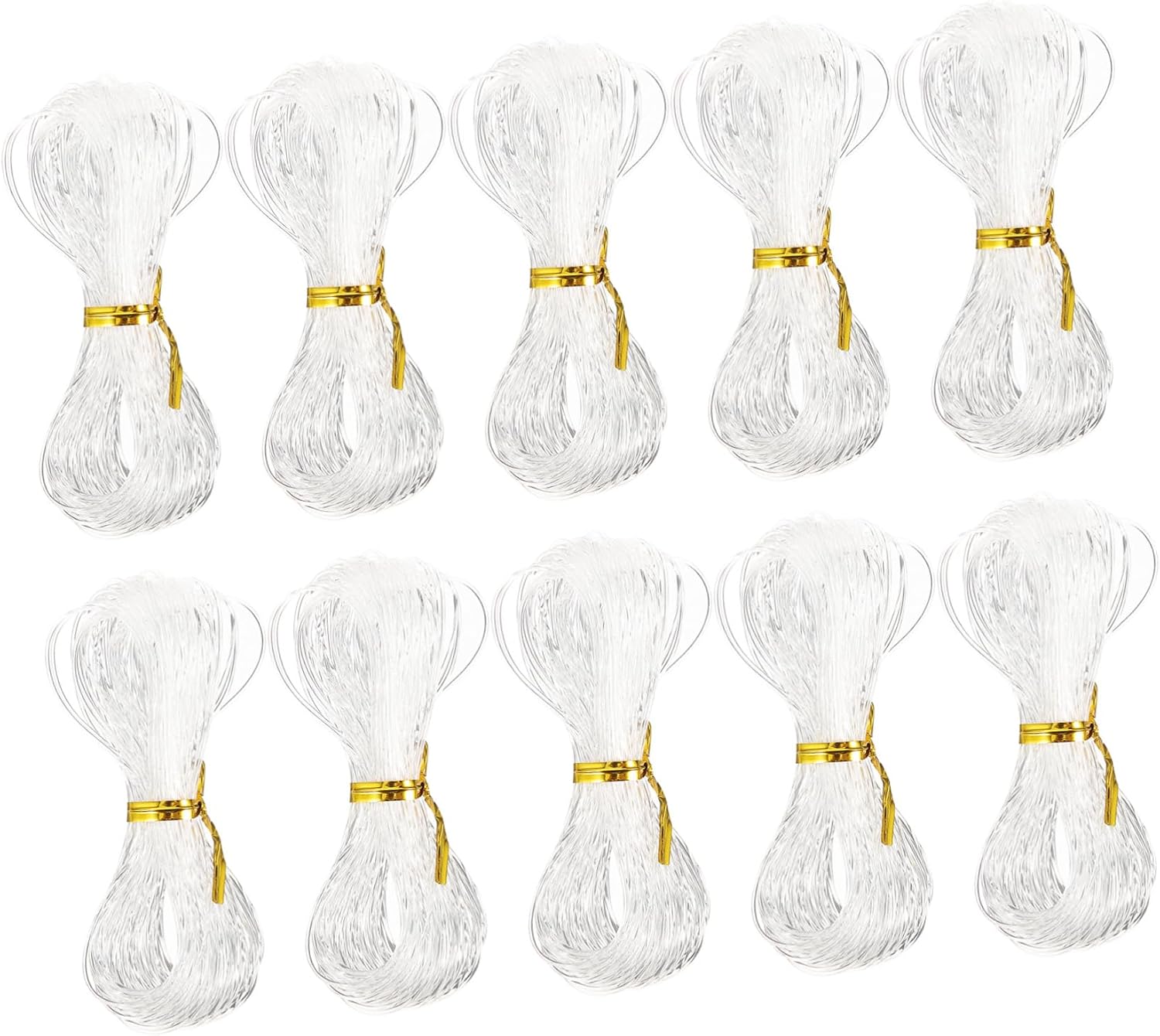 Uonlytech 30pcs Elastic Thread for Jewelry Making Stretchy Cord for Bracelets Necklaces and Crafts Transparent Beading Rope for Easy Knotting and Custom Designs