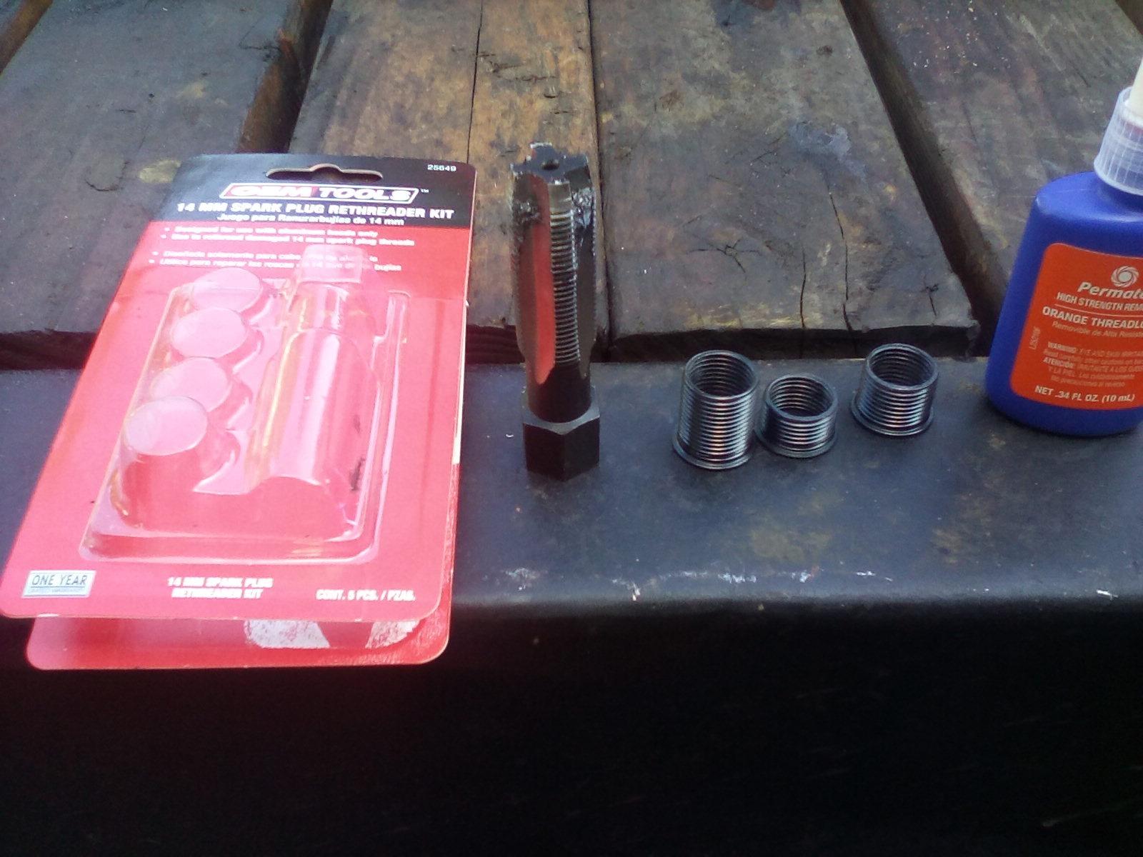 OEMTOOLS 25649 14mm Cylinder Head Rethreaded Kit Mechanic