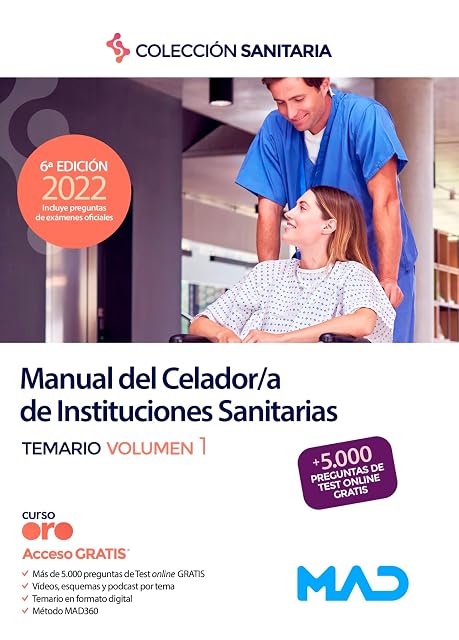Portada de Manual del celador de instituciones sanitarias. Test