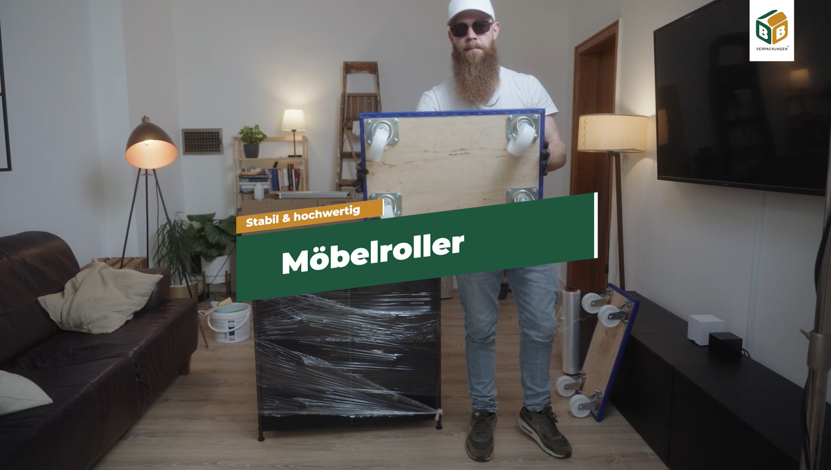 BB-Verpackungen 4 x Profi-Möbelroller SMALL 300kg 600 x 350 x 165 mm (4 Stück) | extrem stabil, wendiges Rollbrett, Antirutschbelag Transportroller und spurloses Rollverhaltenk BB-Verpackungen 4 x Profi-Möbelroller SMALL 300kg 600 x 350 x 165 mm (4 Stück) | extrem stabil, wendiges Rollbrett, Antirutschbelag Transportroller und spurloses Rollverhaltenk