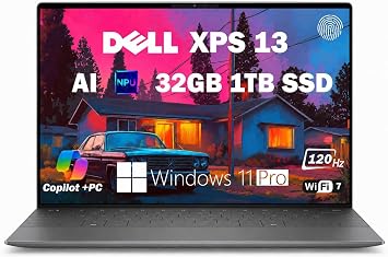 Dell XPS 13 Laptop, Snapdragon X Elite, 32GB LPDDR5X, 1T SSD
