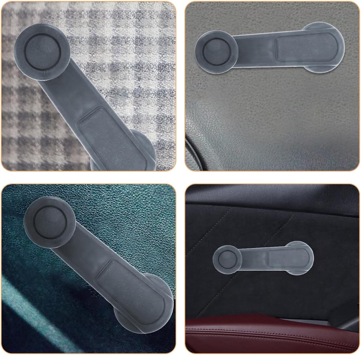 Gatuida 6pcs Car Window Crank Handle Manual Window Regulator Easy Installation for Models Smooth for Enhanced Comfort and Versatility