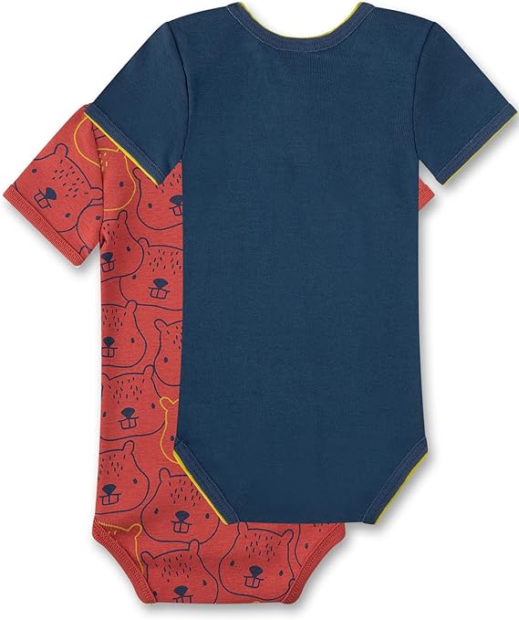 Sanetta Baby-Bodys (Doppelpack) Kurzarm, Aus Bio-Baumwolle – Weich, Nachhaltig, Mit Druckknöpfen | Größen Für Neugeborene